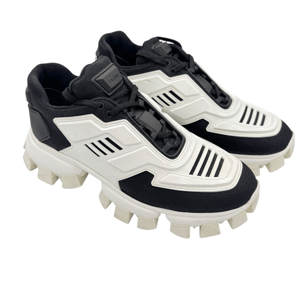 Prada Men's Monochrome Sneakers - Picture 3 of 6